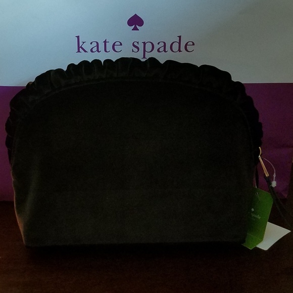 NWT Kate Spade Large Marcy Velvet Bag - Picture 3 of 4